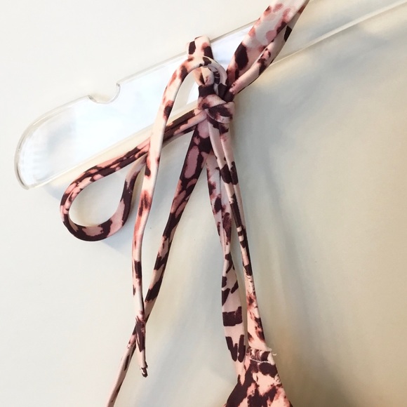 NWOT Chelsea 28 Easy Retro Tie Strap Bikini Top - L - Picture 6 of 9